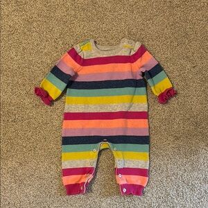 Colorful Striped Kids One Piece